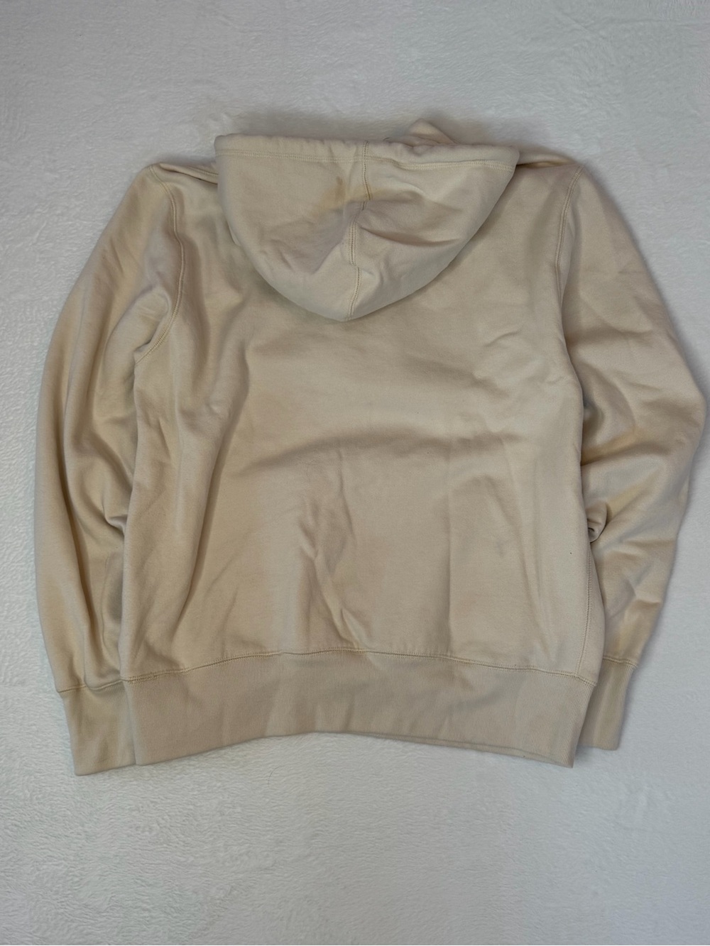 47 Brand Green Bay Packers Hoodie Cream Distressed Logo NFL Medium - Picture 9 of 9